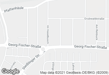 Karte mit Standort von Backhaus Mahl