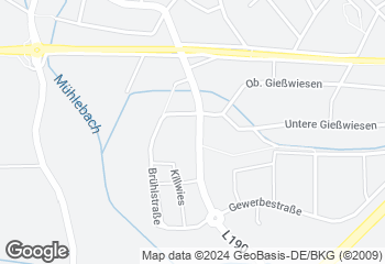 Karte mit Standort von Bäckerei Nestel
