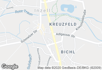 Karte mit Standort von Bäckerei Hoeck