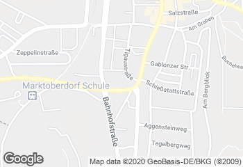 Karte mit Standort von Bäckerei Landbäckerei Sinz GmbH