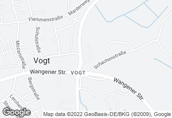 Karte mit Standort von Fidelisbäck Vogt
