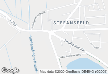 Karte mit Standort von Landbäckerei Baader - Fachgeschäft Salem