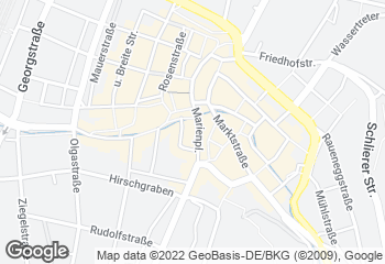 Karte mit Standort von Bäckerei Hamma GmbH & Co. KG