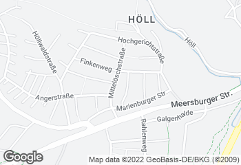 Karte mit Standort von Bäckerei Hamma GmbH & Co. KG