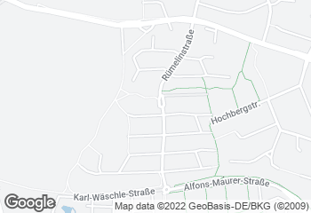 Karte mit Standort von Bäckerei Müller Filiale Weststadt