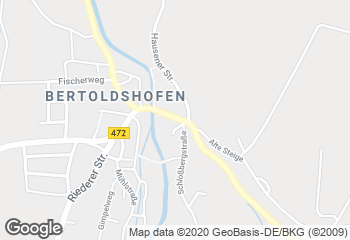 Karte mit Standort von Bäckerei Heiland