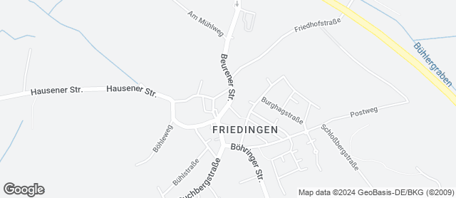 Karte mit Standort von Bäckerei Huschka