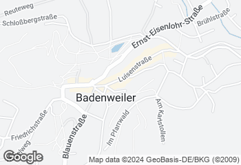 Karte mit Standort von Bäckerei Kirschner - Luisenstrasse
