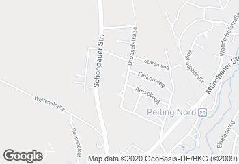 Karte mit Standort von Ihle Rewe Peiting
