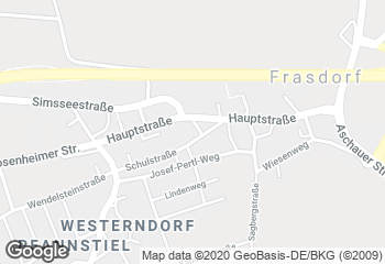 Karte mit Standort von Bäcker Schuhbeck