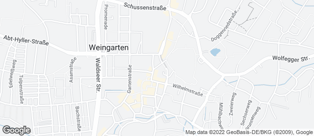Karte mit Standort von Bäckerei Decker