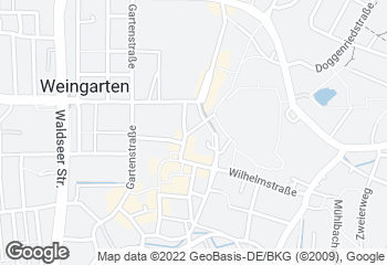 Karte mit Standort von Bäckerei Decker