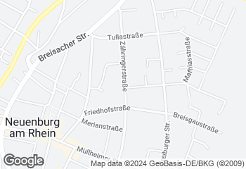 Karte mit Standort von Bäckerei Kirschner - Neuenburg