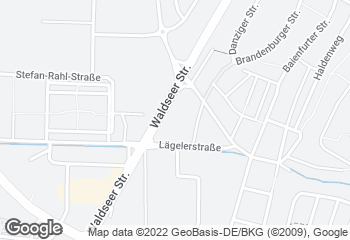 Karte mit Standort von Bäckerei Hamma GmbH & Co. KG