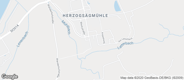 Karte mit Standort von Diakonie Herzogsägmühle gGmbH