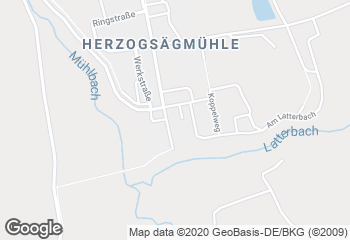 Karte mit Standort von Diakonie Herzogsägmühle gGmbH