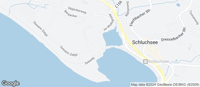 Karte mit Standort von Bäckerei Hug GbR