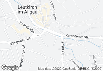 Karte mit Standort von Eschach-Bäckerei Monika Lichtensteiger
