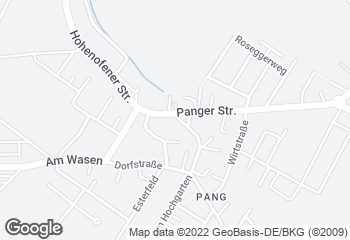 Karte mit Standort von Bäckerei Maier