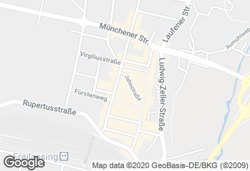 Karte mit Standort von Bäckerei Meßner
