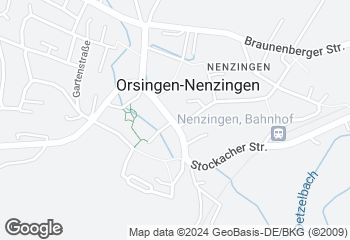 Karte mit Standort von Bäckerei Manogg