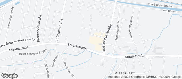 Karte mit Standort von Bäckerei Backstube Wünsche GmbH