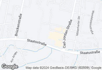 Karte mit Standort von Bäckerei Backstube Wünsche GmbH