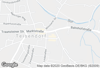 Karte mit Standort von Bäckerei Neumeier