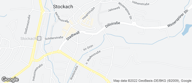 Karte mit Standort von Meisterbäckerei Schneckenburger