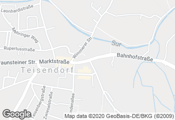 Karte mit Standort von Bäckerei Kern