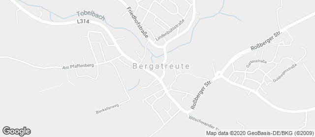 Karte mit Standort von Bäckerei Hoh
