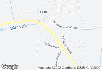 Karte mit Standort von Schmalegger Beck