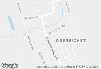 Karte mit Standort von Bäckerei Unterreiner