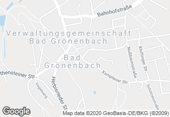 Karte mit Standort von Bäckerei Wieser