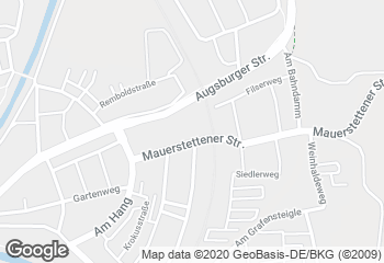 Karte mit Standort von Kaufland Kaufbeuren