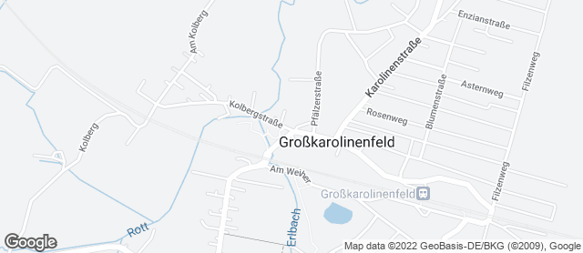 Karte mit Standort von Bäckerei Konditorei Café Willy Bauer KG