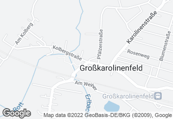 Karte mit Standort von Bäckerei Konditorei Café Willy Bauer KG