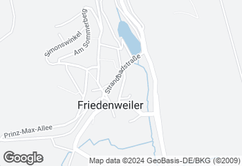 Karte mit Standort von Bäckerei - Café & Pension Estenfeld