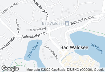 Karte mit Standort von Der Bäcker Mayer Bad Waldsee