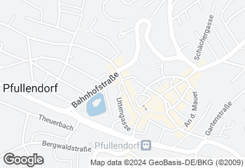 Karte mit Standort von Bäckerei Diener GmbH Pfullendorf
