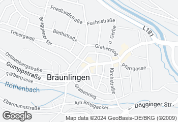 Karte mit Standort von Bäckerei Schmid