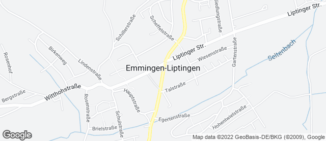 Karte mit Standort von Meisterbäckerei Schneckenburger