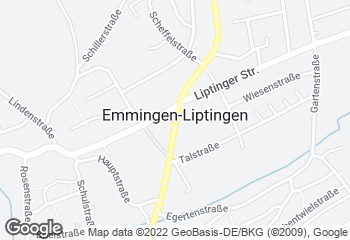 Karte mit Standort von Meisterbäckerei Schneckenburger