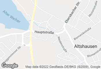 Karte mit Standort von Bäckerei & Konditorei König