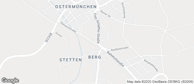 Karte mit Standort von Bäckerei Schiedermeier