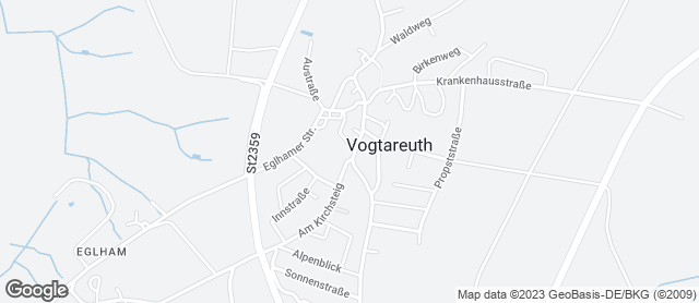 Karte mit Standort von Bäckerei Adlmaier