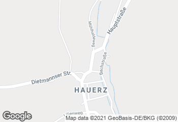 Karte mit Standort von Bäckerei Mang
