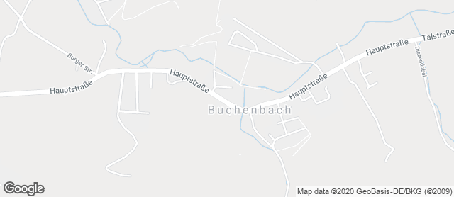 Karte mit Standort von Bäckerei Kreutz Filiale Buchenbach