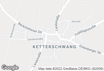 Karte mit Standort von Bäckerei Niesner