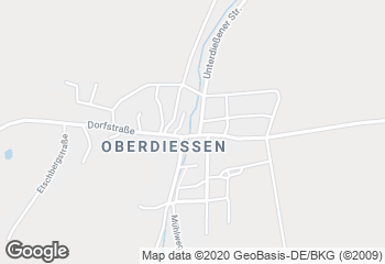 Karte mit Standort von Bäckerei Wörishofer